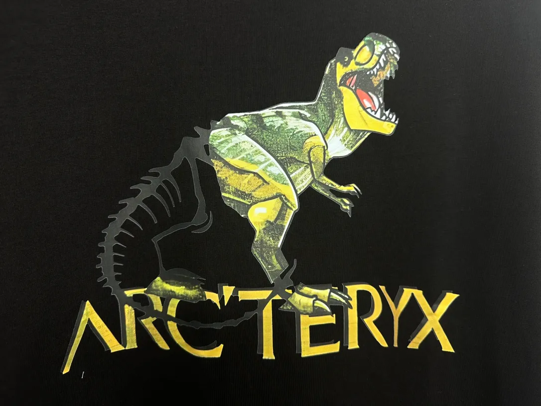 【Ayc Teryx 】 2024FW T LOGO Same Style ：Black White Size：S-XL